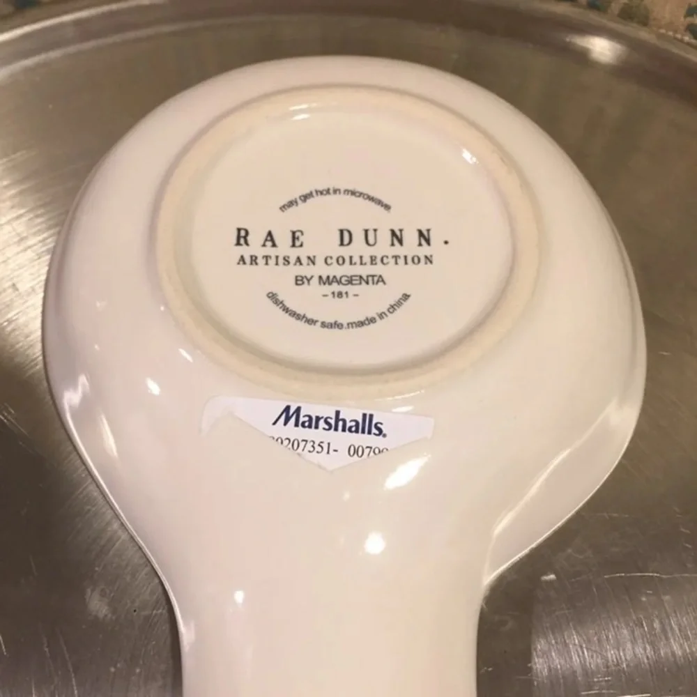 Rae Dunn FA LA LA! Spoon Rest Christmas NWT holiday home